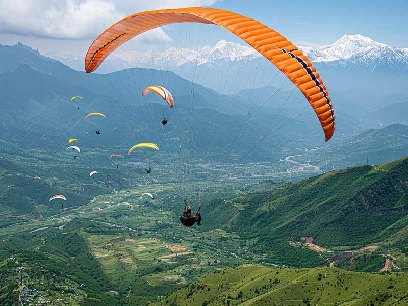 Paragliding over the Doon Valley Mussoorie