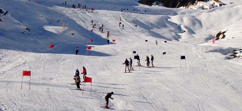 Skiing and Snowboarding Auli